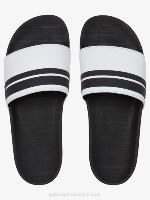 Quiksilver PJ4H765 moški bela/črna rivi slide slider sandali