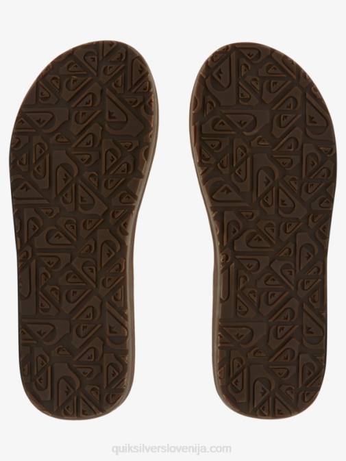 Quiksilver PJ4H874 moški tan 1 Carver sandali z jedrom iz semiša
