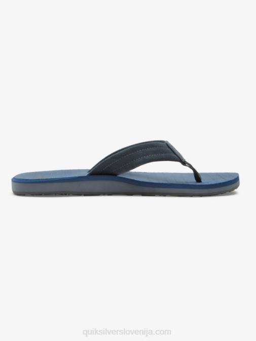 Quiksilver PJ4H878 moški modra 1 Carver sandali z jedrom iz semiša