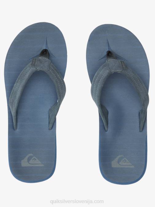 Quiksilver PJ4H878 moški modra 1 Carver sandali z jedrom iz semiša