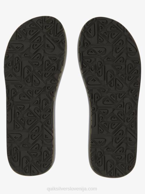 Quiksilver PJ4H879 moški Črna Carver sandali z jedrom iz semiša