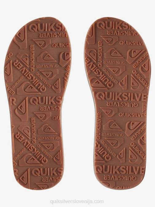 Quiksilver PJ4H913 moški trdna črna Carver sandali iz nubuka