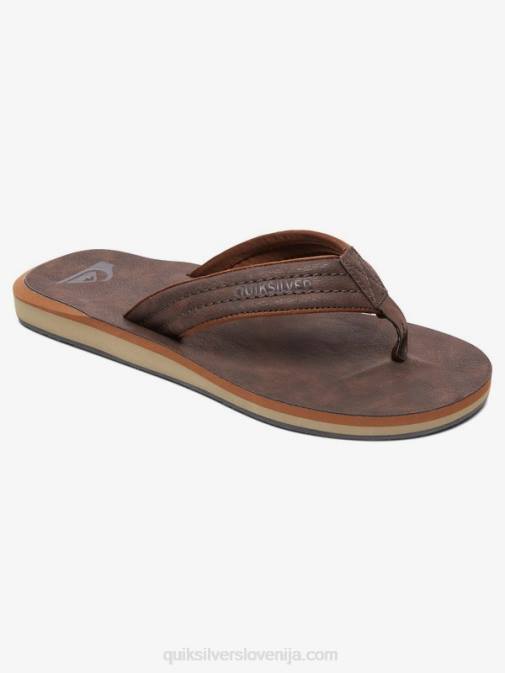 Quiksilver PJ4H919 moški demitasse - trdno Carver sandali iz nubuka