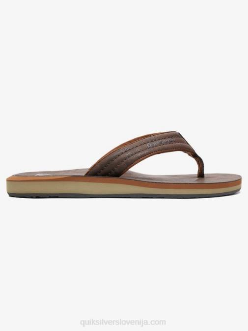 Quiksilver PJ4H919 moški demitasse - trdno Carver sandali iz nubuka