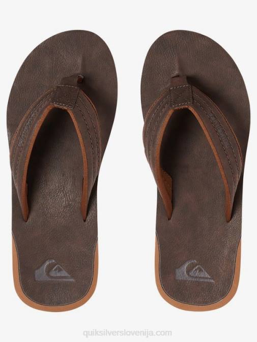 Quiksilver PJ4H919 moški demitasse - trdno Carver sandali iz nubuka