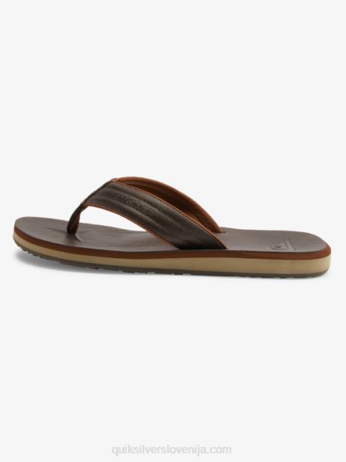 Quiksilver PJ4H919 moški demitasse - trdno Carver sandali iz nubuka