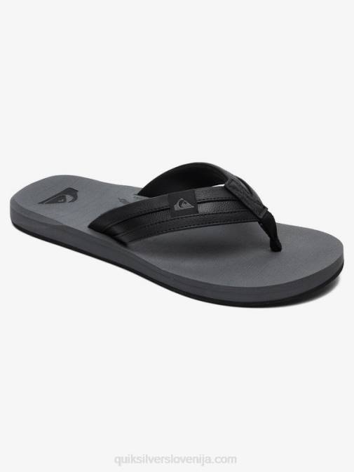 Quiksilver PJ4H936 moški črna/siva sandali carver squish