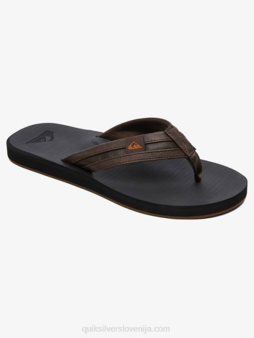 Quiksilver PJ4H937 moški rjava/črna sandali carver squish