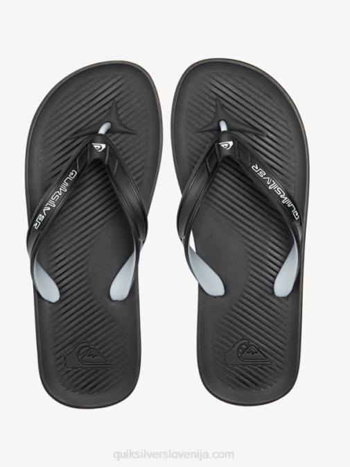 Quiksilver PJ4H951 moški Črna japonke haleiwa core