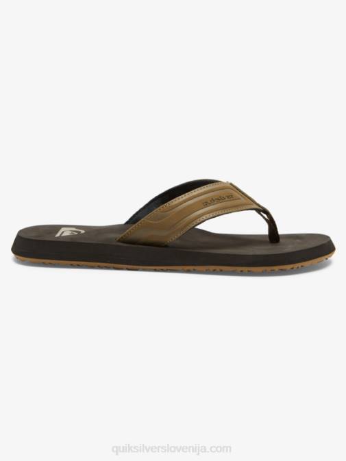 Quiksilver PJ4H973 moški tan 1 sandali z jedrom monkey wrench