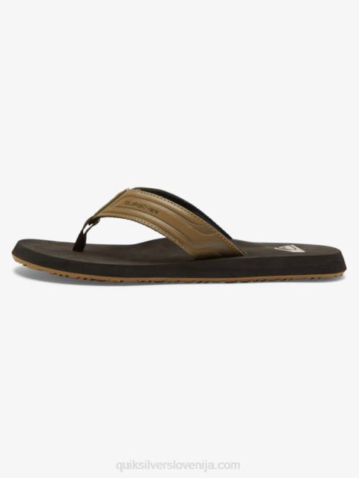 Quiksilver PJ4H973 moški tan 1 sandali z jedrom monkey wrench