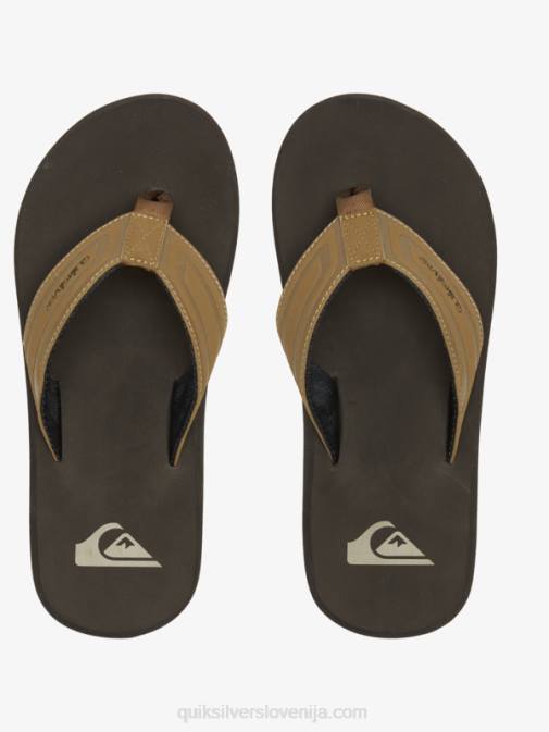 Quiksilver PJ4H973 moški tan 1 sandali z jedrom monkey wrench