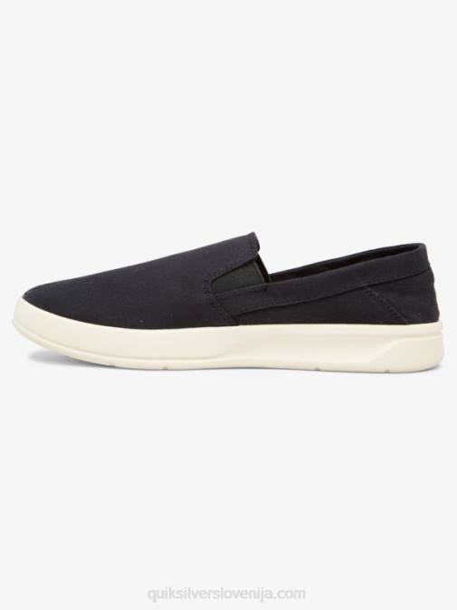 Quiksilver PJ4H1290 moški črnobela natikači Harbor Wharf