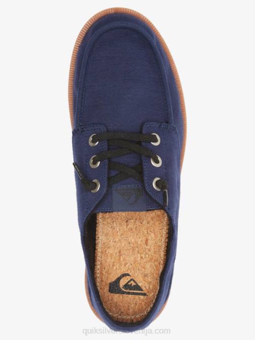 Quiksilver PJ4H1885 moški modra/rjava pristaniški izkopani čevlji