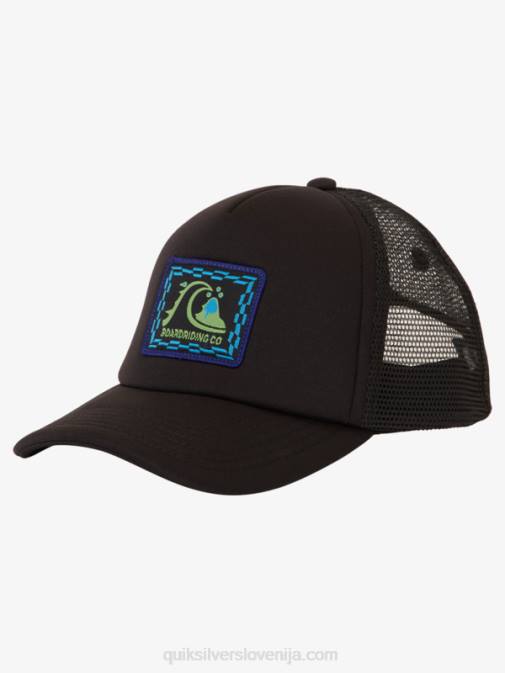 Quiksilver PJ4H1891 fantje Črna 2-7 zahrbtna kapa za tovornjakarja