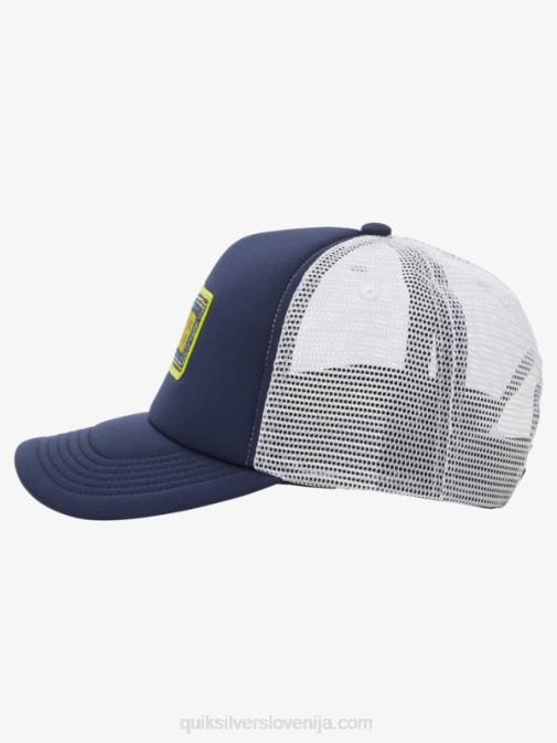 Quiksilver PJ4H2046 fantje mornarsko modri blazer 8-16 Sneaky Peak snapback klobuk