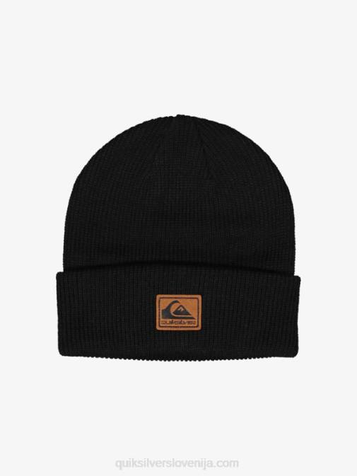 Quiksilver PJ4H2112 fantje Črna Kapa z manšetami za nastopajoče 8-16