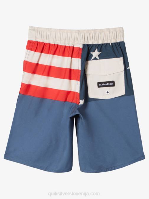 Quiksilver PJ4H1894 fantje polnočna mornarica 2-7 vsakdanja divizija 14 kratke hlače