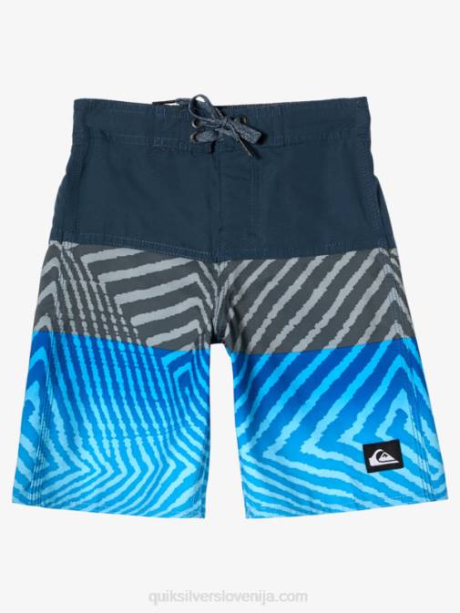 Quiksilver PJ4H1898 fantje polnočna mornarica 2-7 vsakodnevne plošče 14 kratke hlače