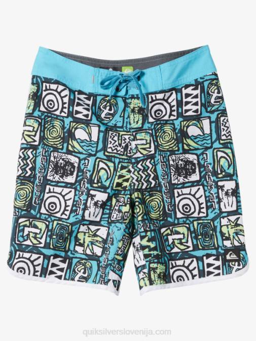 Quiksilver PJ4H1901 fantje rečno modra 8-16 vsakdanje hlače s pokrovačo 17