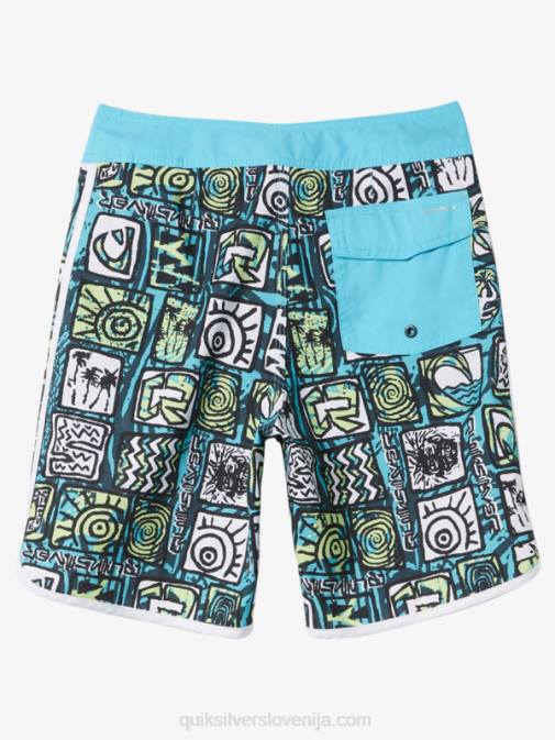 Quiksilver PJ4H1901 fantje rečno modra 8-16 vsakdanje hlače s pokrovačo 17