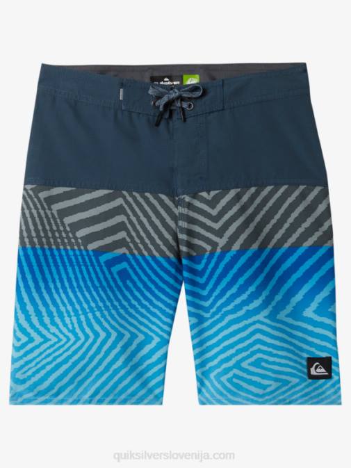 Quiksilver PJ4H1906 fantje polnočna mornarica 8-16 vsakodnevna plošča 17 kratke hlače
