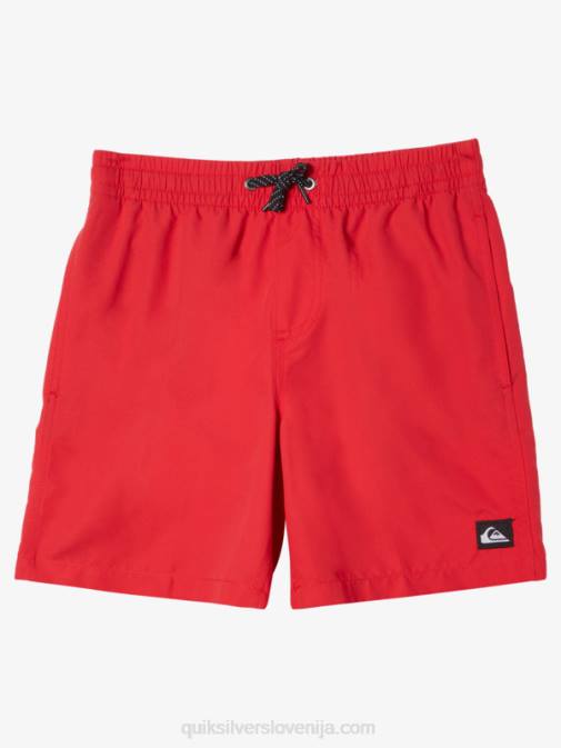 Quiksilver PJ4H1914 fantje rdeča z visokim tveganjem 8-16 vsak dan 15 volejev