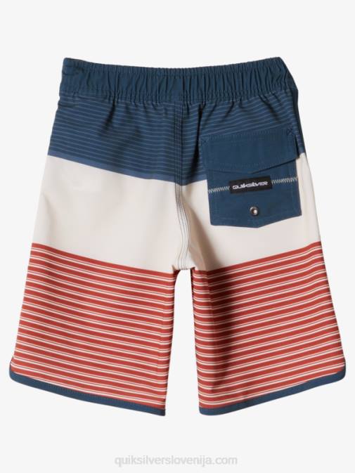 Quiksilver PJ4H1925 fantje polnočna mornarica 2-7 deskarske hlače tijuana 14 surfsilk