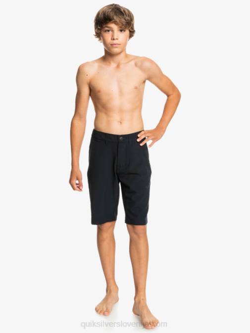 Quiksilver PJ4H1933 fantje Črna 8-16 ocean union 19 amphibian boardshorts