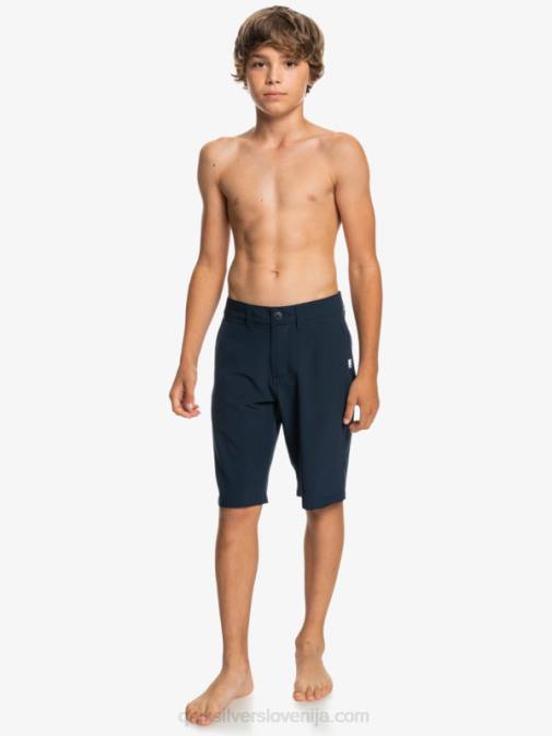 Quiksilver PJ4H1934 fantje mornarsko modri blazer 8-16 ocean union 19 amphibian boardshorts