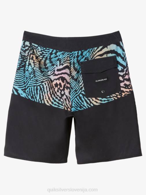 Quiksilver PJ4H1978 fantje Črna 8-16 vsakdanja divizija 17 kratke hlače