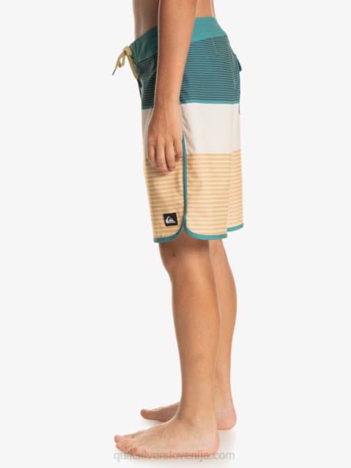 Quiksilver PJ4H1985 fantje pšenica 8-16 surfsilk tijuana 17 kratke hlače za desko