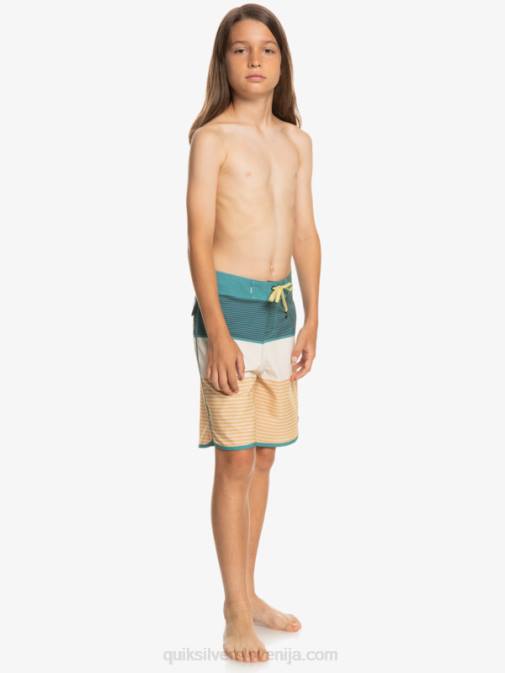 Quiksilver PJ4H1985 fantje pšenica 8-16 surfsilk tijuana 17 kratke hlače za desko