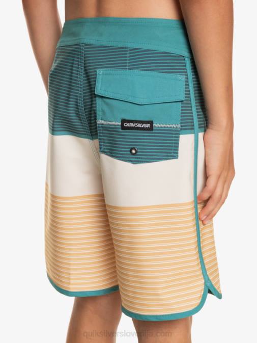 Quiksilver PJ4H1985 fantje pšenica 8-16 surfsilk tijuana 17 kratke hlače za desko