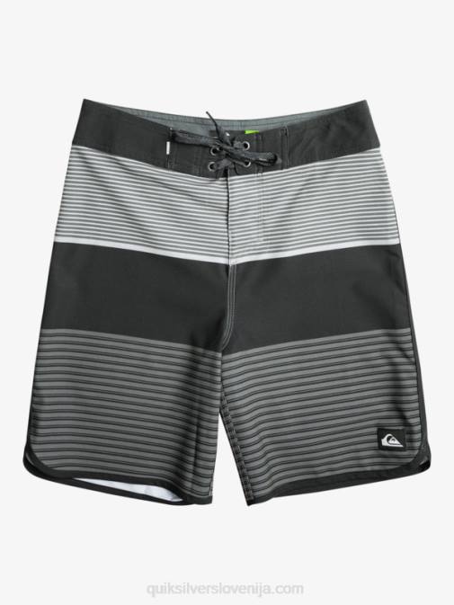 Quiksilver PJ4H1987 fantje Črna 8-16 surfsilk tijuana 17 kratke hlače za desko