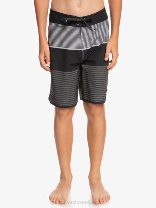Quiksilver PJ4H1987 fantje Črna 8-16 surfsilk tijuana 17 kratke hlače za desko