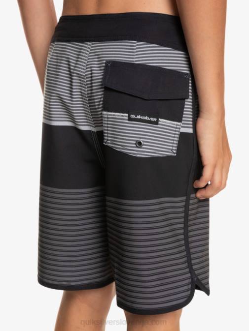 Quiksilver PJ4H1987 fantje Črna 8-16 surfsilk tijuana 17 kratke hlače za desko