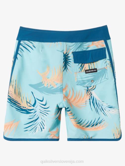 Quiksilver PJ4H2019 fantje maroško modra 8-16 surfsilk scallop 17 deske kratke hlače