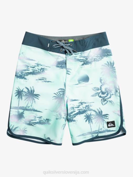 Quiksilver PJ4H2020 fantje kozarec za plažo 8-16 surfsilk scallop 17 deske kratke hlače