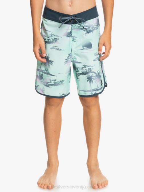 Quiksilver PJ4H2020 fantje kozarec za plažo 8-16 surfsilk scallop 17 deske kratke hlače