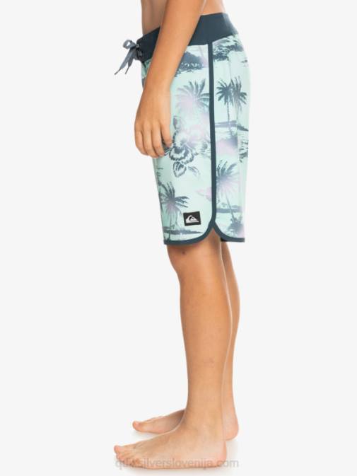 Quiksilver PJ4H2020 fantje kozarec za plažo 8-16 surfsilk scallop 17 deske kratke hlače