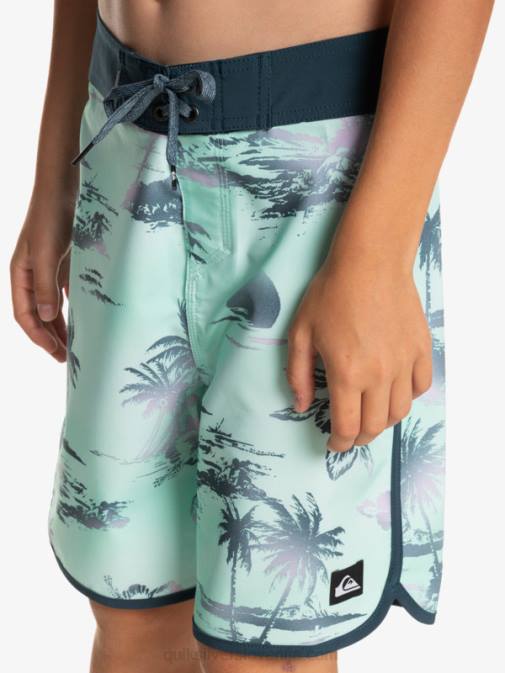 Quiksilver PJ4H2020 fantje kozarec za plažo 8-16 surfsilk scallop 17 deske kratke hlače