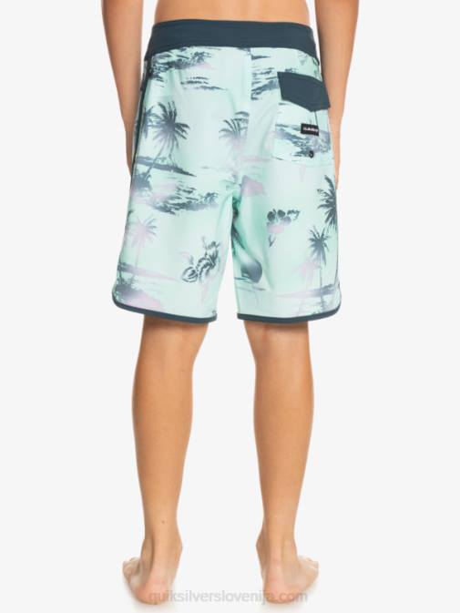 Quiksilver PJ4H2020 fantje kozarec za plažo 8-16 surfsilk scallop 17 deske kratke hlače