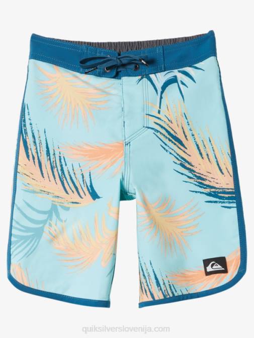 Quiksilver PJ4H2038 fantje maroško modra 2-7 surfsilk scallop 14 deske kratke hlače