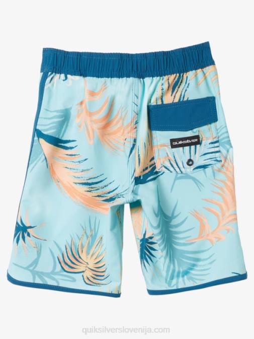 Quiksilver PJ4H2038 fantje maroško modra 2-7 surfsilk scallop 14 deske kratke hlače