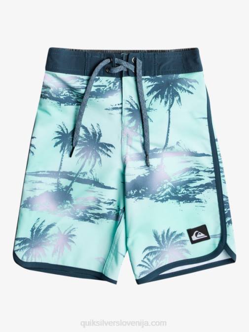 Quiksilver PJ4H2039 fantje kozarec za plažo 2-7 surfsilk scallop 14 deske kratke hlače
