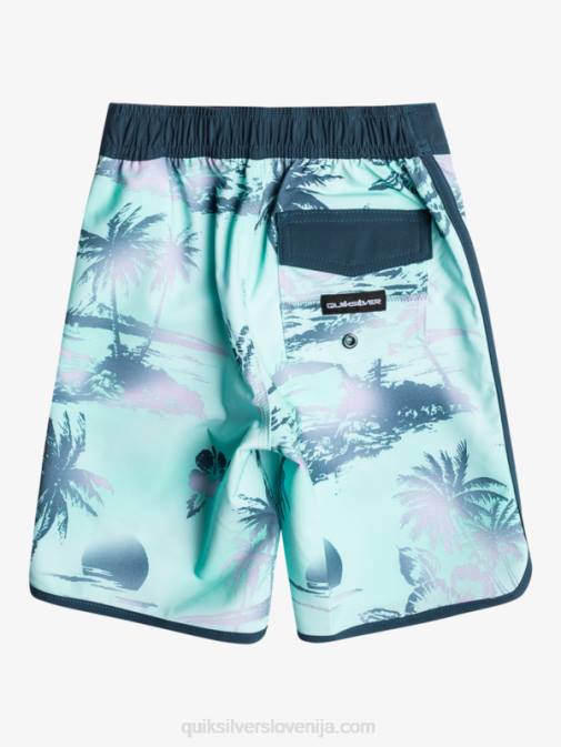 Quiksilver PJ4H2039 fantje kozarec za plažo 2-7 surfsilk scallop 14 deske kratke hlače