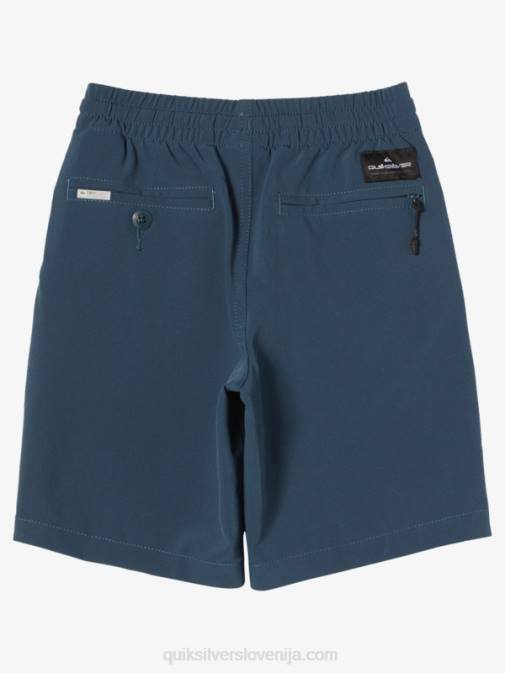 Quiksilver PJ4H2056 fantje polnočna mornarica 2-7 oceanske elastične hlače za deskanje 14 dvoživk