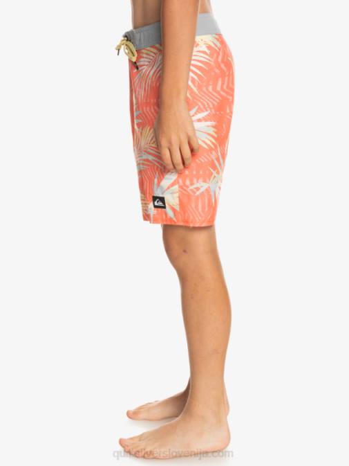 Quiksilver PJ4H2139 fantje svež losos 8-16 vsakodnevne kratke hlače qs 69 16