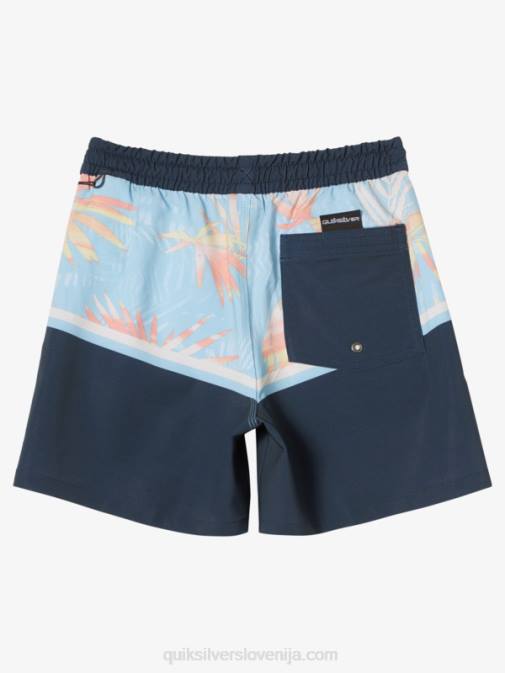 Quiksilver PJ4H2142 fantje polnočna mornarica 8-16 surfsilk divizija vl 14 volejev
